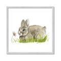 Picture of Bunny in grass _GroupedProduct_Square_Mini_ _GroupedProduct_Square_Framed_Matted_