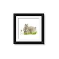 Picture of Bunny in grass _GroupedProduct_Square_Mini_ _GroupedProduct_Square_Framed_Matted_