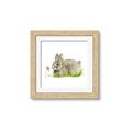 Picture of Bunny in grass _GroupedProduct_Square_Mini_ _GroupedProduct_Square_Framed_Matted_