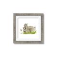 Picture of Bunny in grass _GroupedProduct_Square_Mini_ _GroupedProduct_Square_Framed_Matted_