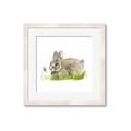 Picture of Bunny in grass _GroupedProduct_Square_Mini_ _GroupedProduct_Square_Framed_Matted_