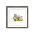 Picture of Bunny in grass _GroupedProduct_Square_Mini_ _GroupedProduct_Square_Framed_Matted_