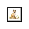 Picture of Fox in grass _GroupedProduct_Square_Mini_ _GroupedProduct_Square_Framed_Matted_