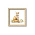 Picture of Fox in grass _GroupedProduct_Square_Mini_ _GroupedProduct_Square_Framed_Matted_