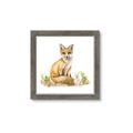 Picture of Fox in grass _GroupedProduct_Square_Mini_ _GroupedProduct_Square_Framed_Matted_