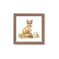Picture of Fox in grass _GroupedProduct_Square_Mini_ _GroupedProduct_Square_Framed_Matted_