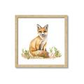 Picture of Fox in grass _GroupedProduct_Square_Mini_ _GroupedProduct_Square_Framed_Matted_