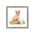 Picture of Fox in grass _GroupedProduct_Square_Mini_ _GroupedProduct_Square_Framed_Matted_