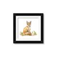 Picture of Fox in grass _GroupedProduct_Square_Mini_ _GroupedProduct_Square_Framed_Matted_