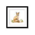 Picture of Fox in grass _GroupedProduct_Square_Mini_ _GroupedProduct_Square_Framed_Matted_