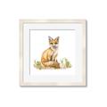 Picture of Fox in grass _GroupedProduct_Square_Mini_ _GroupedProduct_Square_Framed_Matted_