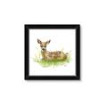 Picture of Deer in grass _GroupedProduct_Square_Mini_ _GroupedProduct_Square_Framed_Matted_