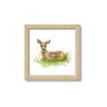 Picture of Deer in grass _GroupedProduct_Square_Mini_ _GroupedProduct_Square_Framed_Matted_