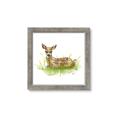 Picture of Deer in grass _GroupedProduct_Square_Mini_ _GroupedProduct_Square_Framed_Matted_