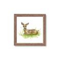 Picture of Deer in grass _GroupedProduct_Square_Mini_ _GroupedProduct_Square_Framed_Matted_