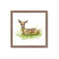 Picture of Deer in grass _GroupedProduct_Square_Mini_ _GroupedProduct_Square_Framed_Matted_