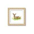 Picture of Deer in grass _GroupedProduct_Square_Mini_ _GroupedProduct_Square_Framed_Matted_
