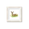 Picture of Deer in grass _GroupedProduct_Square_Mini_ _GroupedProduct_Square_Framed_Matted_