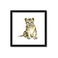 Picture of Little Lion _GroupedProduct_Square_Mini_ _GroupedProduct_Square_Framed_Matted_