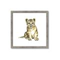 Picture of Little Lion _GroupedProduct_Square_Mini_ _GroupedProduct_Square_Framed_Matted_