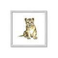 Picture of Little Lion _GroupedProduct_Square_Mini_ _GroupedProduct_Square_Framed_Matted_