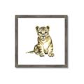 Picture of Little Lion _GroupedProduct_Square_Mini_ _GroupedProduct_Square_Framed_Matted_