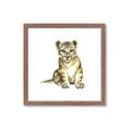Picture of Little Lion _GroupedProduct_Square_Mini_ _GroupedProduct_Square_Framed_Matted_