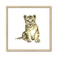 Picture of Little Lion _GroupedProduct_Square_Mini_ _GroupedProduct_Square_Framed_Matted_