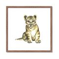 Picture of Little Lion _GroupedProduct_Square_Mini_ _GroupedProduct_Square_Framed_Matted_