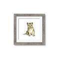 Picture of Little Lion _GroupedProduct_Square_Mini_ _GroupedProduct_Square_Framed_Matted_