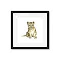 Picture of Little Lion _GroupedProduct_Square_Mini_ _GroupedProduct_Square_Framed_Matted_
