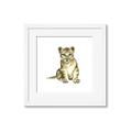 Picture of Little Lion _GroupedProduct_Square_Mini_ _GroupedProduct_Square_Framed_Matted_