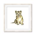 Picture of Little Lion _GroupedProduct_Square_Mini_ _GroupedProduct_Square_Framed_Matted_