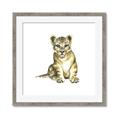 Picture of Little Lion _GroupedProduct_Square_Mini_ _GroupedProduct_Square_Framed_Matted_