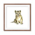 Picture of Little Lion _GroupedProduct_Square_Mini_ _GroupedProduct_Square_Framed_Matted_