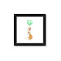 Picture of Balloon Fox _GroupedProduct_Square_Mini_ _GroupedProduct_Square_Framed_Matted_