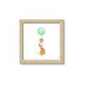 Picture of Balloon Fox _GroupedProduct_Square_Mini_ _GroupedProduct_Square_Framed_Matted_