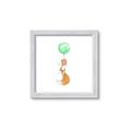 Picture of Balloon Fox _GroupedProduct_Square_Mini_ _GroupedProduct_Square_Framed_Matted_