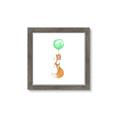 Picture of Balloon Fox _GroupedProduct_Square_Mini_ _GroupedProduct_Square_Framed_Matted_