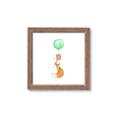 Picture of Balloon Fox _GroupedProduct_Square_Mini_ _GroupedProduct_Square_Framed_Matted_