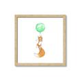 Picture of Balloon Fox _GroupedProduct_Square_Mini_ _GroupedProduct_Square_Framed_Matted_
