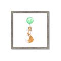 Picture of Balloon Fox _GroupedProduct_Square_Mini_ _GroupedProduct_Square_Framed_Matted_