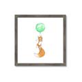 Picture of Balloon Fox _GroupedProduct_Square_Mini_ _GroupedProduct_Square_Framed_Matted_