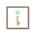 Picture of Balloon Fox _GroupedProduct_Square_Mini_ _GroupedProduct_Square_Framed_Matted_
