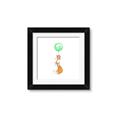 Picture of Balloon Fox _GroupedProduct_Square_Mini_ _GroupedProduct_Square_Framed_Matted_