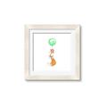 Picture of Balloon Fox _GroupedProduct_Square_Mini_ _GroupedProduct_Square_Framed_Matted_