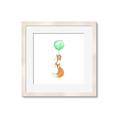 Picture of Balloon Fox _GroupedProduct_Square_Mini_ _GroupedProduct_Square_Framed_Matted_