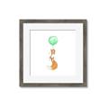 Picture of Balloon Fox _GroupedProduct_Square_Mini_ _GroupedProduct_Square_Framed_Matted_