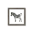 Picture of Little Zebra _GroupedProduct_Square_Mini_ _GroupedProduct_Square_Framed_Matted_