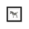Picture of Little Zebra _GroupedProduct_Square_Mini_ _GroupedProduct_Square_Framed_Matted_